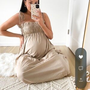 Petal and pup Camilla dress beige